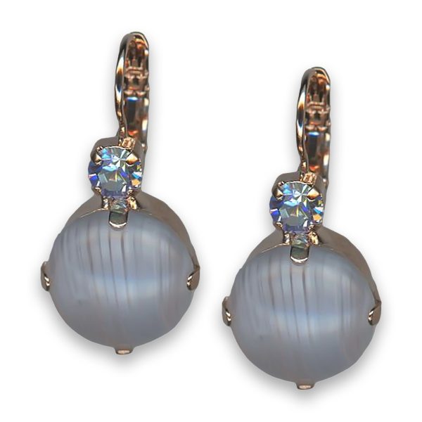 Earrings by Mariana Woman Elegant Opal and Vitral Swarovski Crystals