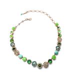 Necklace By Mariana Woman Beautiful Jade Olive and Turquoise Minerals - Image 3