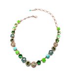 Necklace By Mariana Woman Beautiful Jade Olive and Turquoise Minerals