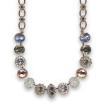 Necklace by Mariana Woman Exquisite Peach and Vitral Swarovski Crystals - Image 2