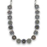 Necklace by Mariana Woman Beautiful Vitral and Peach Swarovski Crystals - Image 2