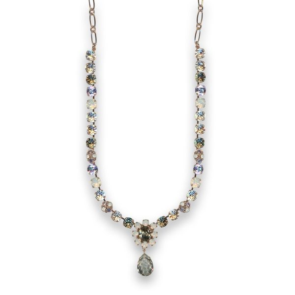 Necklace by Mariana Woman Gorgeous Clear and Opal Swarovski Crystals