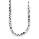 Necklace by Mariana Woman Lovely White Shell Mineral and Pearl Swarovski Crystals