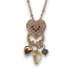 Necklace Pendant by Mariana Woman Beautiful Amethyst Mineral and Purple Swarovski Crystals (Copy) - Image 2