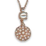 Necklace Pendant by Mariana Woman Timeless Pearl Swarovski Crystals - Image 2