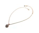 Necklace Pendant By Mariana Woman Pearl and Denim Blue Swarovski Crystals - Image 3
