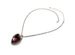 Necklace Pendant By Mariana Woman Amethyst and Turquoise Swarovski Crystals - Image 3