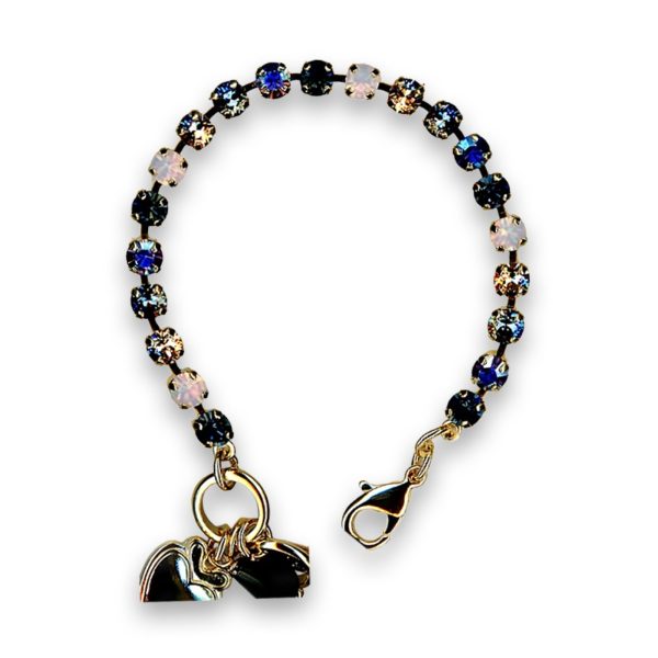 Bracelet by Mariana Woman Gorgeous Blue and Opal Swarovski Crystals