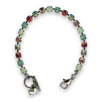 Bracelet by Mariana Woman Beautiful Siam and Opal Swarovski Crystals - Image 2