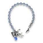 Bracelet by Mariana Woman Charming Blue Opal Swarovski Crystals