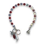 Bracelet by Mariana Woman Stunning Siam and AB Swarovski Crystals - Image 2