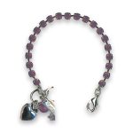 Bracelet by Mariana Woman Gorgeous Cyclamen Opal Swarovski Crystals - Image 2