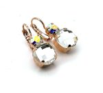 Earrings By Mariana Woman Perfect Silk AB and Clear Swarovski Crystals - Image 2