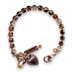 Bracelet by Mariana Woman Alluring Carolline and Topaz Swarovski Crystals