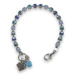Bracelet by Mariana Woman Gorgeous Aquamarine and Opal Swarovski Crystals - Image 2