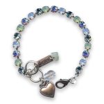 Bracelet by Mariana Woman Glitzy AB and Opal Swarovski Crystals