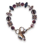Bracelet by Mariana Woman Sophisticated Purple and Pink Swarovski Crystals - Image 2