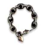 Bracelet by Mariana Woman Sophisticated Jet Swarovski Crystals - Image 2
