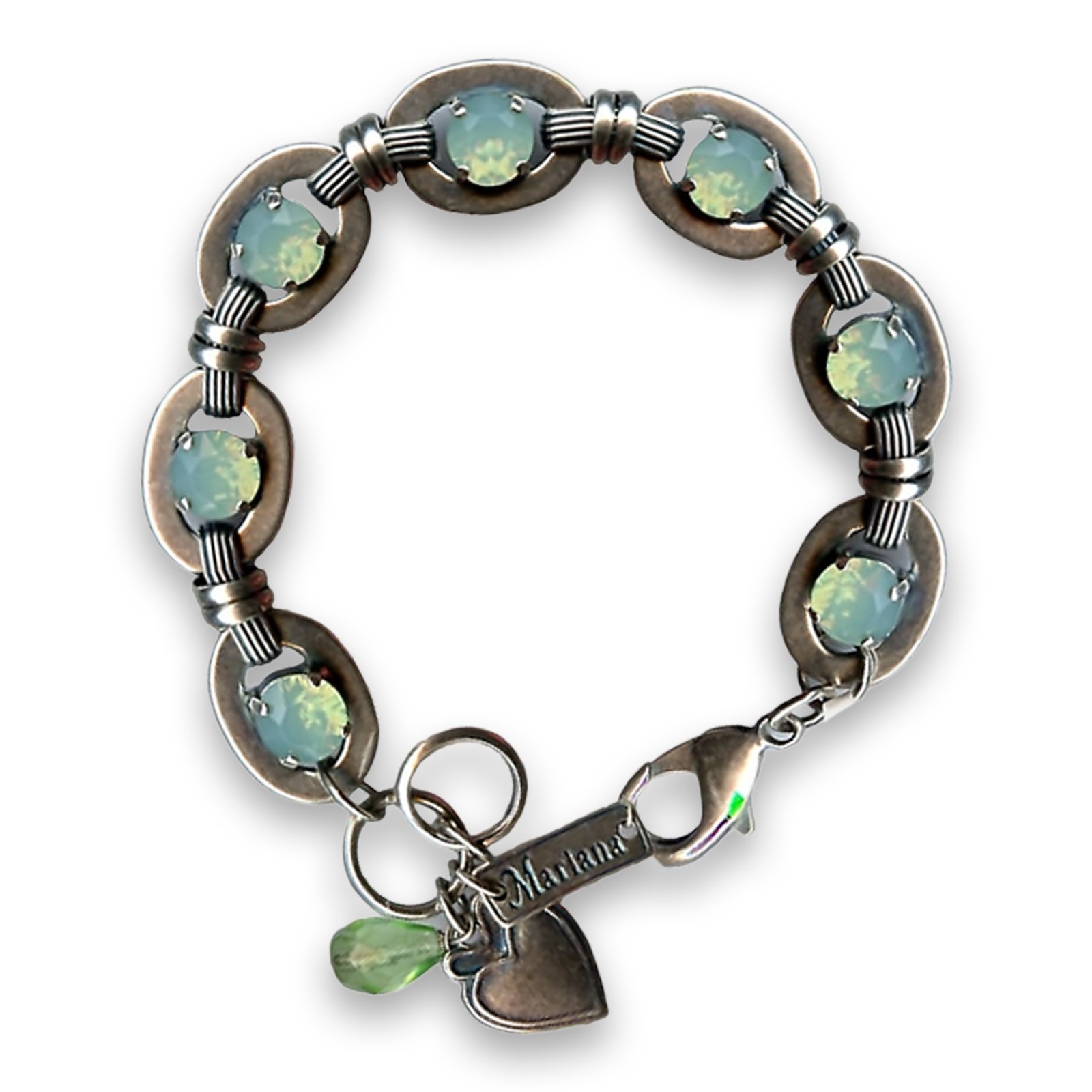 B-40822-390390-SP (1) Bracelet by Mariana Woman Charming Pacific Opal Swarovski Crystals - Image 1