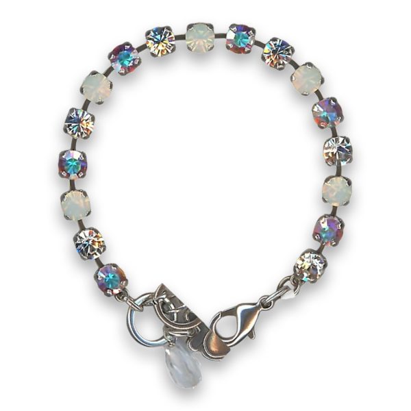 Bracelet by Mariana Woman Glitzy AB and Clear Swarovski Crystals