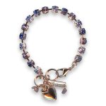 Bracelet by Mariana Woman Alluring Shades of Purple Swarovski Crystals