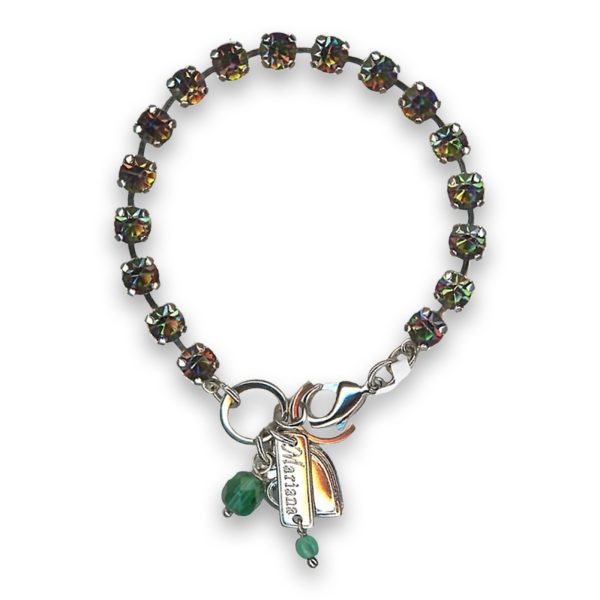 Bracelet by Mariana Woman Shimmering Vitral Medium Swarovski Crystals