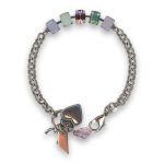 Bracelet by Mariana Woman Adorable Violet and Green Swarovski Crystals