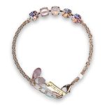 Bracelet by Mariana Woman Lovely Rose Swarovski Crystals - Image 3