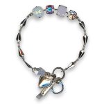 Bracelet by Mariana Woman Glitzy AB and Opal Swarovski Crystals - Image 2