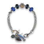 Bracelet By Mariana Woman Floral Montana and Sapphire Swarovski Crystals - Image 3
