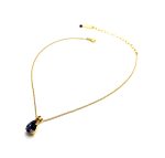 Necklace Pendant By Mariana Woman Pair Shape Tanzanite Swarovski Crystals-YG - Image 2