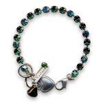 Bracelet by Mariana Woman Elegant Emerald Swarovski Crystals - Image 2