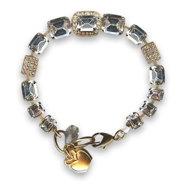 Bracelet by Mariana Woman Elegant Moonlight Swarovski Crystals