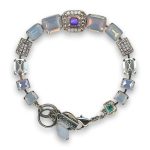 Bracelet by Mariana Woman Shimmering AB and Opal Swarovski Crystals - Image 3