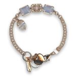Bracelet by Mariana Woman Exquisite Opal and Clear Swarovski Crystals