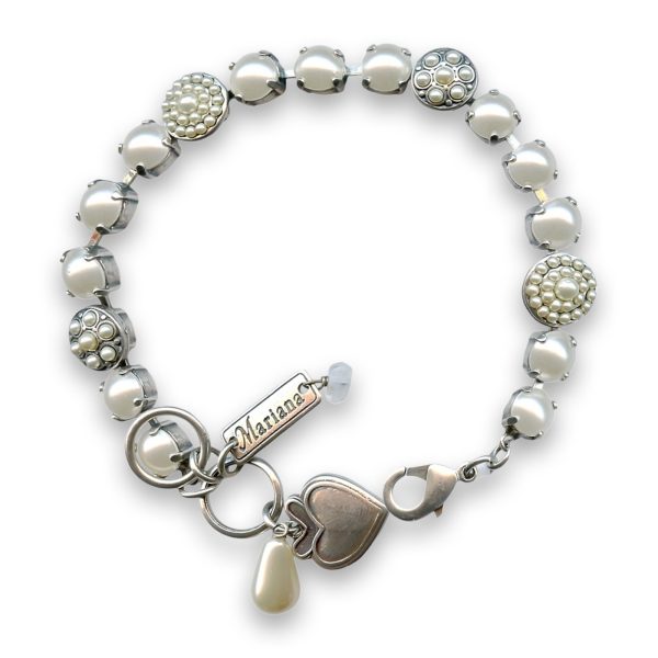 Bracelet by Mariana Woman Timeless Pearl Swarovski Crystals