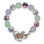 Bracelet by Mariana Woman Charming Opal and Lavender Swarovski Crystals - Image 2