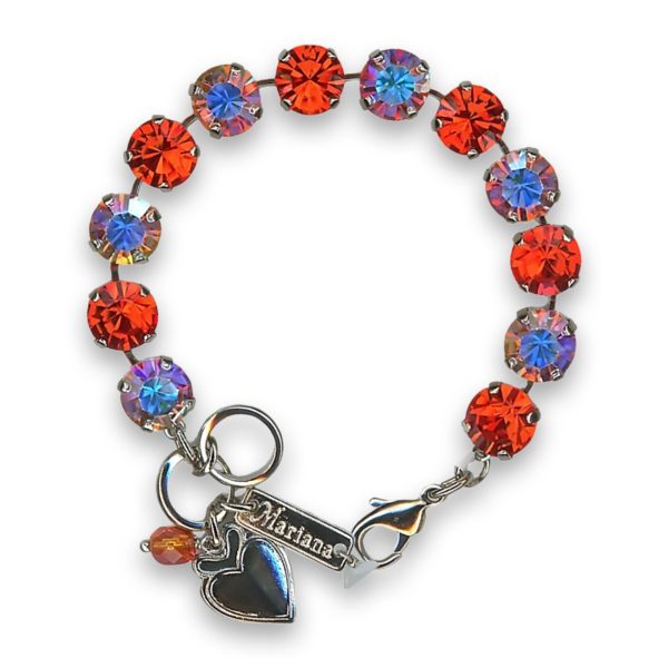 Bracelet by Mariana Woman Sassy Hyacinth and AB Swarovski Crystals
