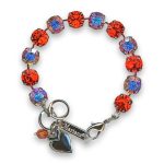 Bracelet by Mariana Woman Sassy Hyacinth and AB Swarovski Crystals - Image 3