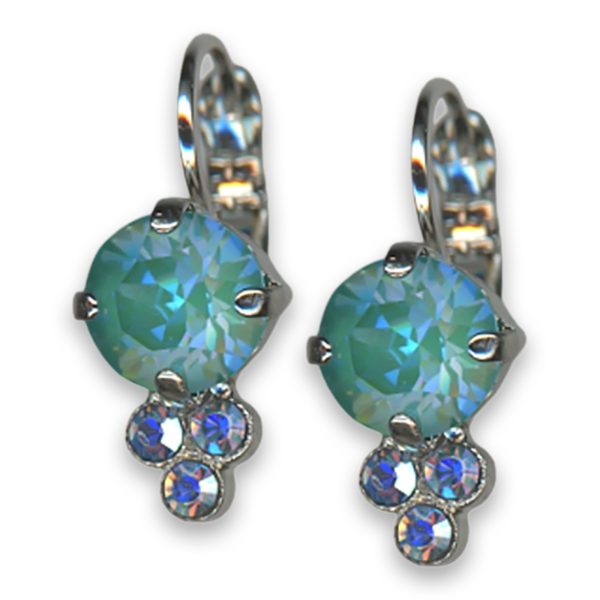 Earrings by Mariana Woman Shimmering AB and Laguna Swarovski Crystals