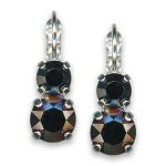 Earrings by Mariana Woman Classy Jet Swarovski Crystals - Image 2