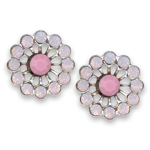 Earrings by Mariana Woman Lovely Rose Opal Swarovski Crystals