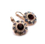 Earrings By Mariana Woman Glamorous Amethyst and Vitral Swarovski Crystals - Image 3