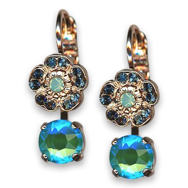 Earrings by Mariana Woman Sophisticated Laguna and Montana Swarovski Crystals