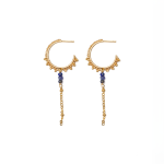 Earrings By Mariana Woman Beautiful Hoop Sapphire Swarovski Crystals