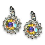 Earrings by Mariana Woman Radiant AB and Clear Swarovski Crystals - Image 2