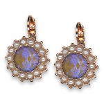 Earrings by Mariana Woman Timeless Pearl and Horizon Swarovski Crystals - Image 3