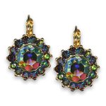 Earrings by Mariana Woman Shimmering Vitral Medium Swarovski Crystals - Image 2