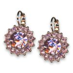 Earrings by Mariana Woman Lovely Rose Swarovski Crystals