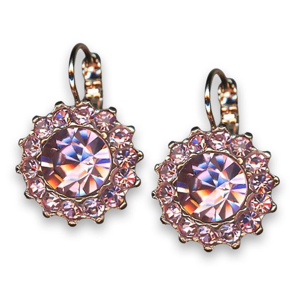 Earrings by Mariana Woman Lovely Rose Swarovski Crystals